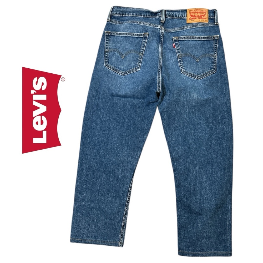 Levi’s Men’s 505 Straight Leg Fit Jeans‎ ALTERED - Size 34